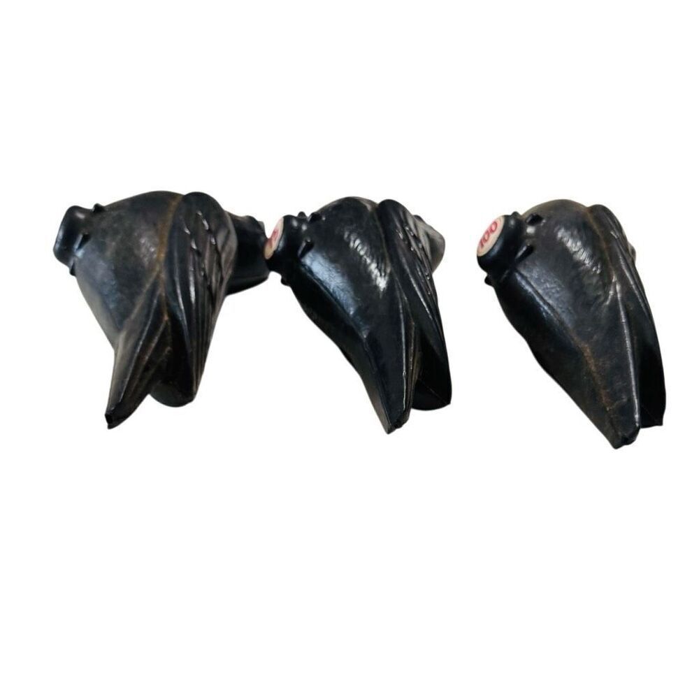 Lot of 3 black Crow Plastic point based BB Gun targets-carnival games 1950/1960s - Picture 4 of 15